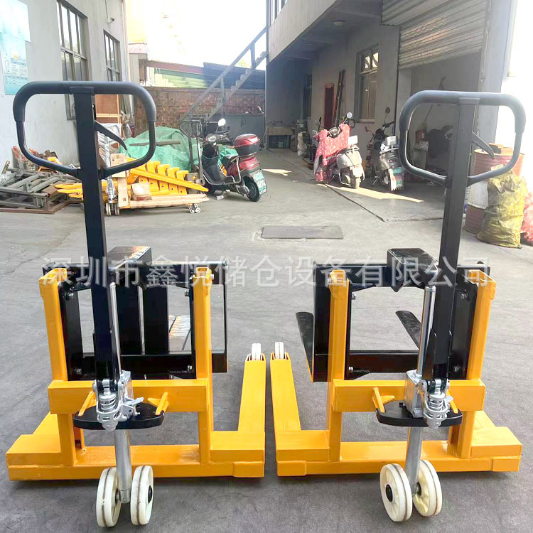 手动液压高起升托盘搬运车液压手动叉车油压拖板推车地牛