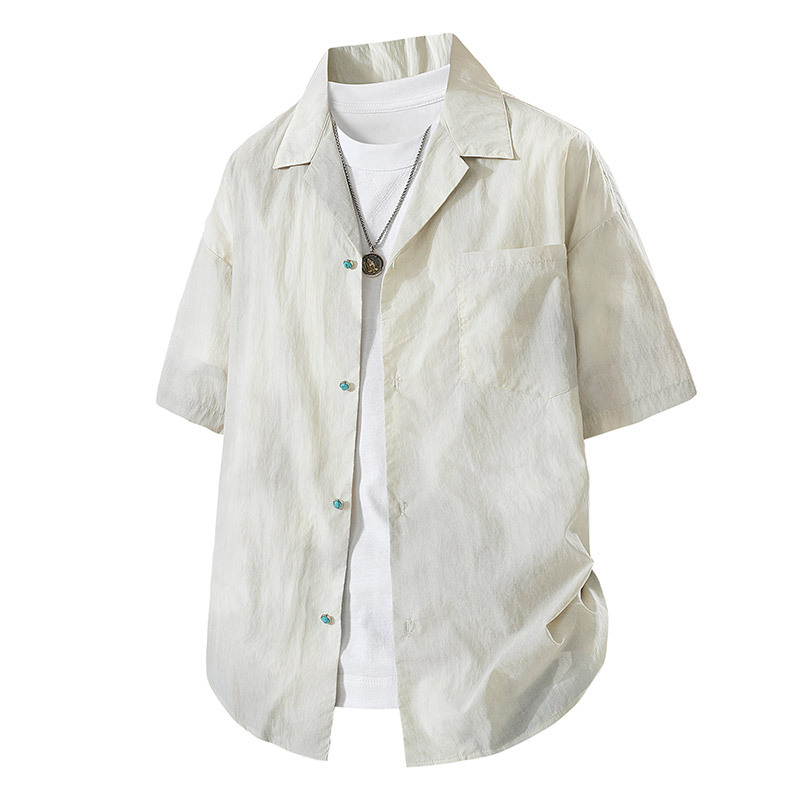 Summer trousers, travel shirt, plus size, with short sleeve 3