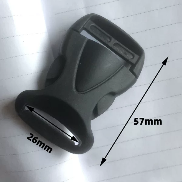 Spot supply pumpkin buckle luggage buckle 2.5cm plastic buckle PP buckle high quality bag buckle turtle buckle
