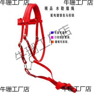 Water Reins, with Silver-White Shank,