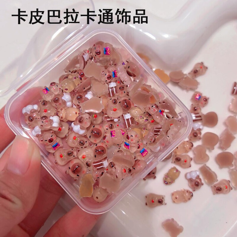 Super Mini Capybara Gadgets Internet Celebrity Toys Cartoon Capybara Doll Ornaments DIY Hairpin Manicure Accessories Super Mini Capybara Gadgets Internet Celebrity Toys Cartoon Capybara Doll Ornaments DIY Hairpin Manicure Accessories