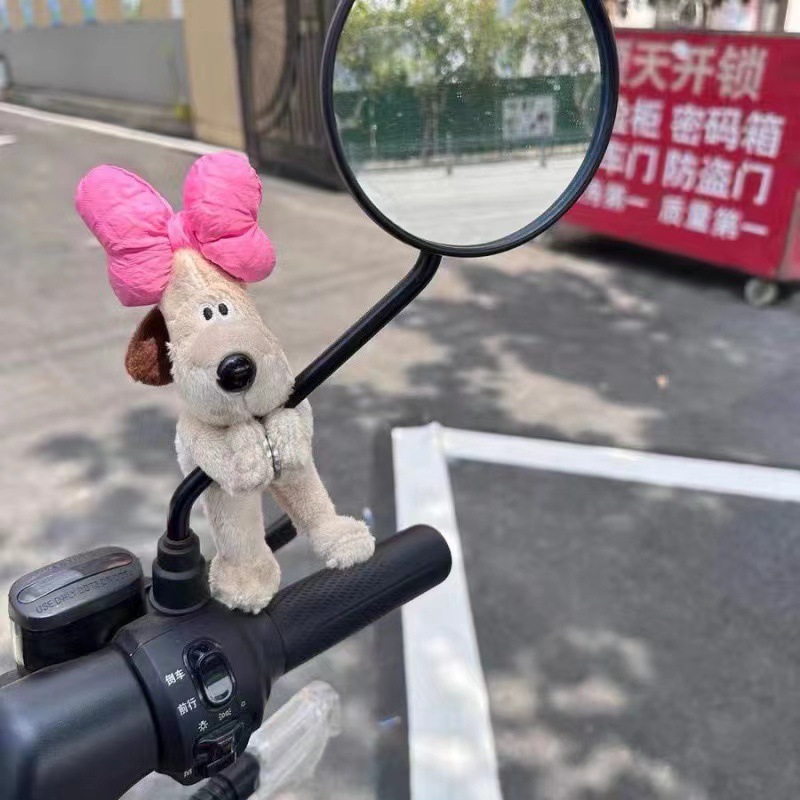 Cute West Highland Plush Pendant Bag Ornament Cartoon Dog Keychain