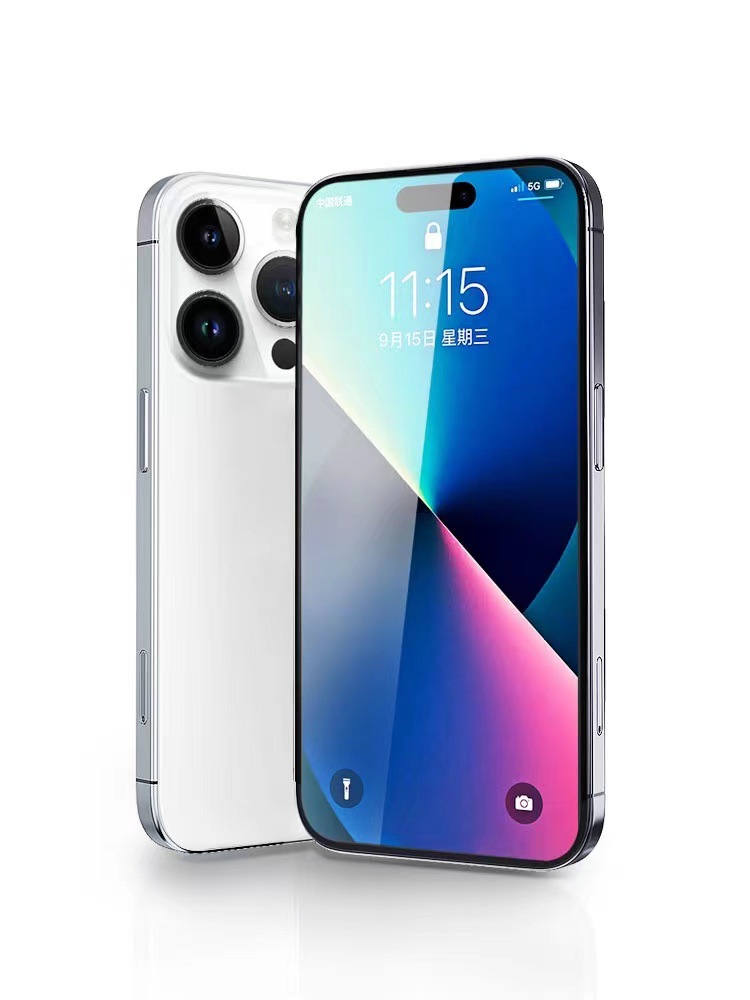 Adecuado para iphone15promax cubierta de pantalla completa de alta aluminio templado película Apple 15pro Corning película protectora de vidrio