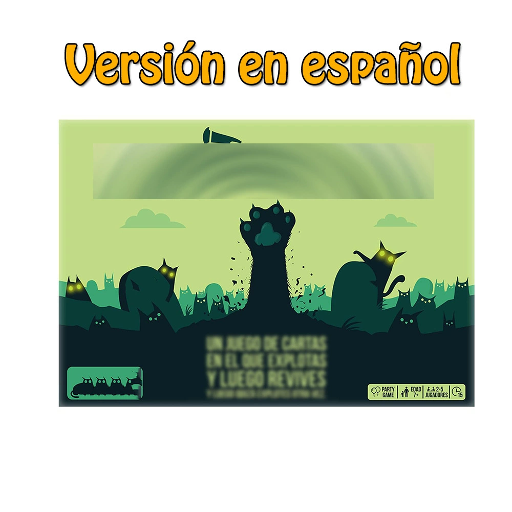 Cross-border hit Spanish kittens Exploding Kittens family party tabletop game