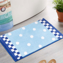 工廠定做浴室防滑地墊 波點入戶墊廚房腳墊 棋盤格進門墊吸水墊