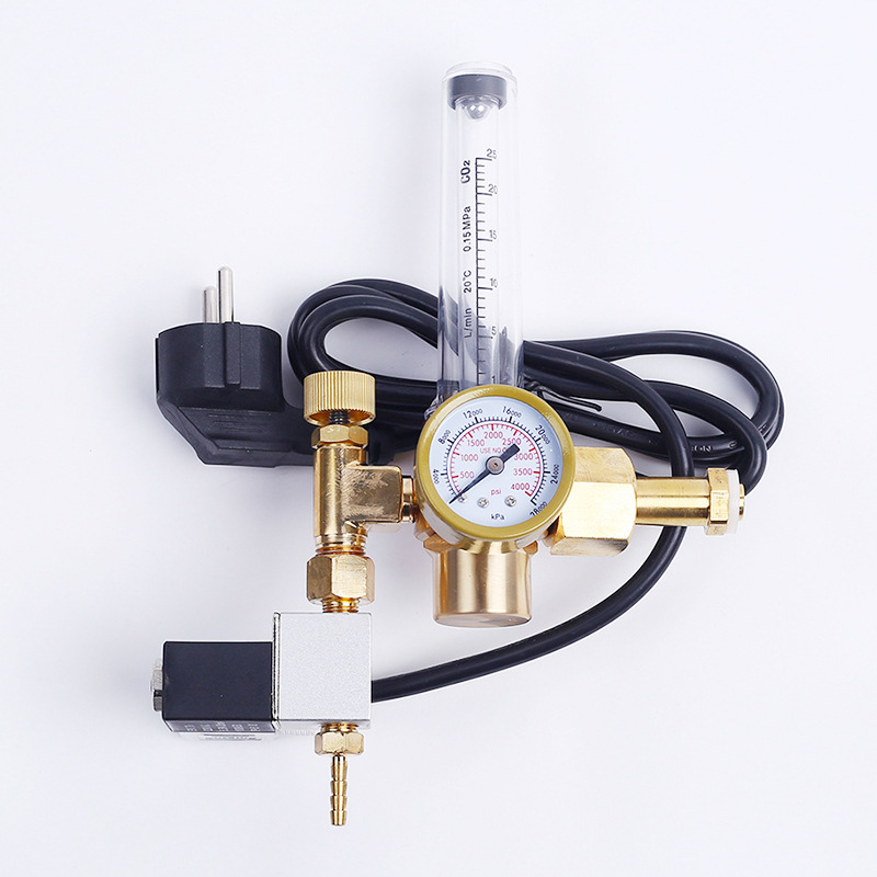 UP003-004 CO2二氧化碳加热氩气减压器带电磁阀