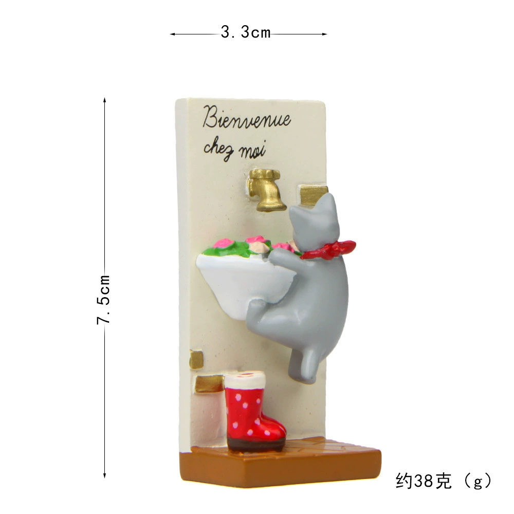 Japanese -style grocery horticultural polym flesh flower plug -in plug -in shooting props can be used as a refrigerator sticker desktop decoration summary