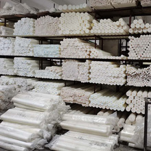 PA6尼龙棒切割件黑白绿色耐磨MC901圆棒500mm大直径实心塑料棒