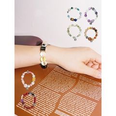 カラフルなパールビーズアクセサリーギフトブレスレット