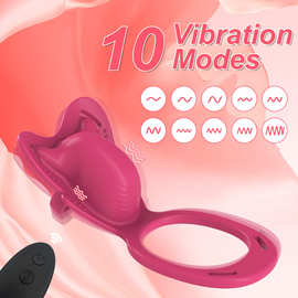 穿戴外出隐形手指锁精环震动 内裤环APP无线遥控 成人情趣性用品