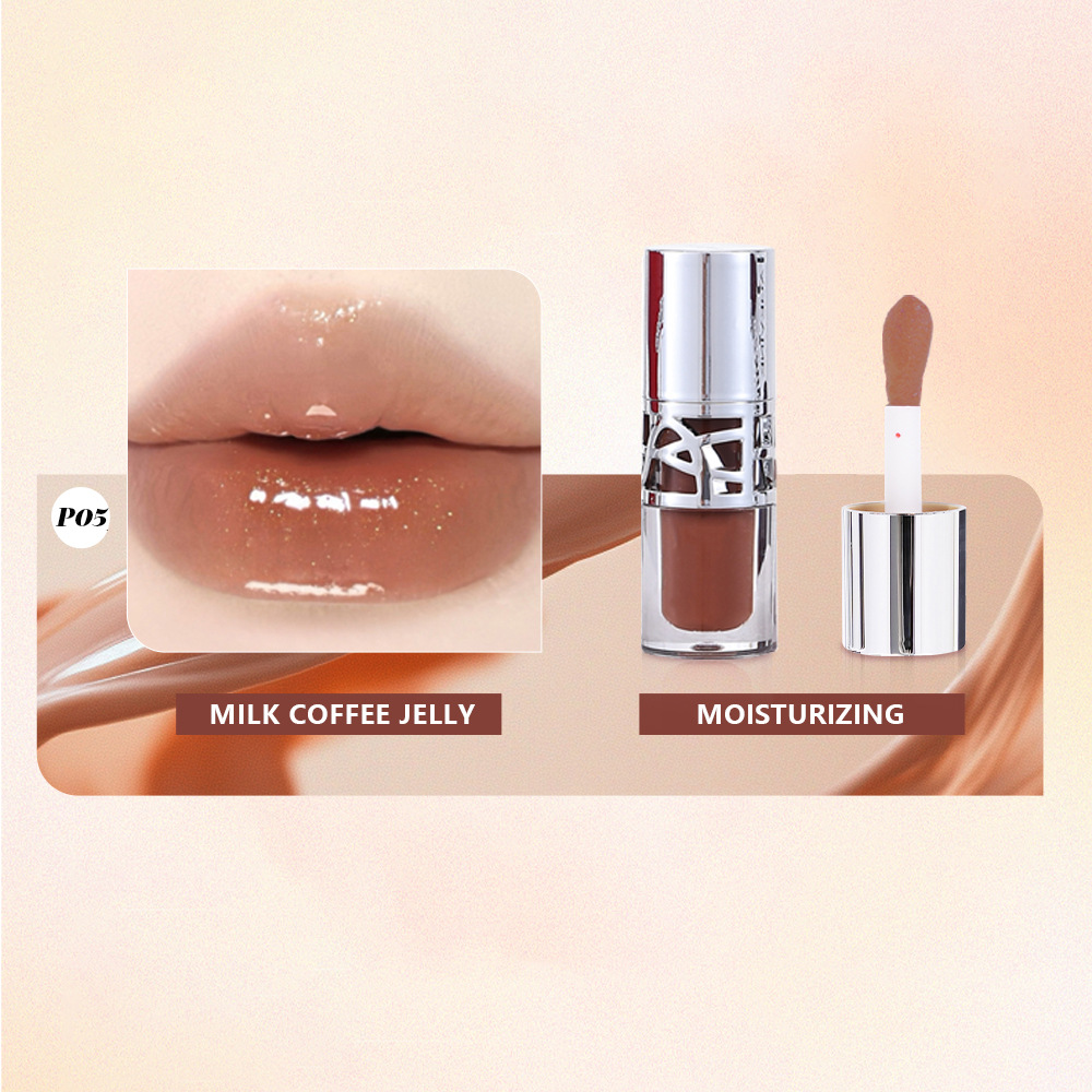 Transfronterizo PAGE VINE hidratante brillante brillante miel labial flácida labios blanqueadores con maquillaje de agua de espejo labial congelado comercio exterior