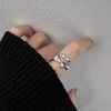 Ring, brand set, adjustable chain, internet celebrity, on index finger