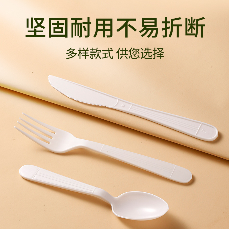 Personalizado desechable PP cuchillo y tenedor cuchara de yogur cuchara de comida rápida cuchara de plástico cuchillo y tenedor cuchara de fruta