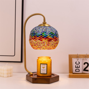 Moroccan antique non-fire fragrance lamp melting wax lamp birthday gift bedroom bedside lamp vintage decorative table lamp