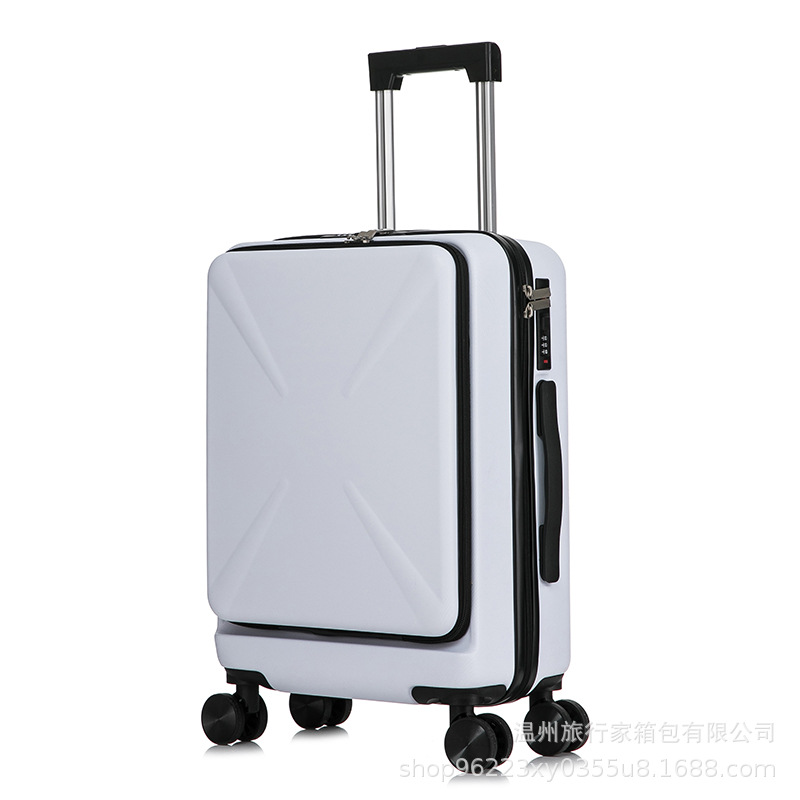 Viajero caja abierta de estilo coreano caja de la carretilla trasera ABS20-inch 24 pulgadas portátil equipaje portátil caja de embarque portátil
