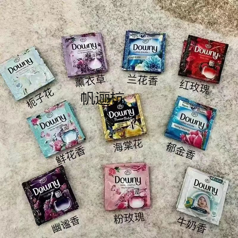 越南进口当妮持久留花香洗衣护理液柔顺剂/袋|undefined