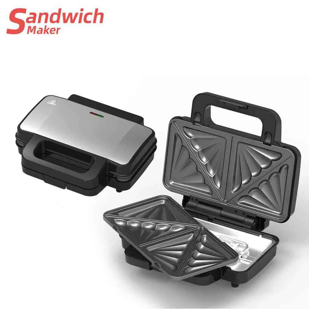 跨境热销3合一三明治机烤面包机华夫饼机蛋糕早餐机Waffle maker