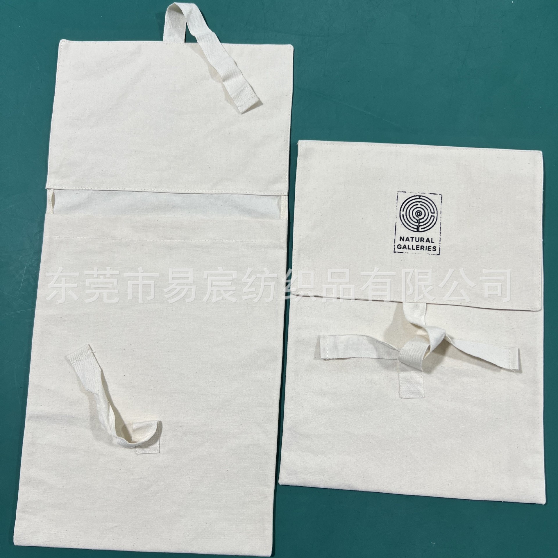 纯棉礼品袋蝴蝶结衣服收纳精品包装袋翻盖内衣袋高档棉布凡美布袋