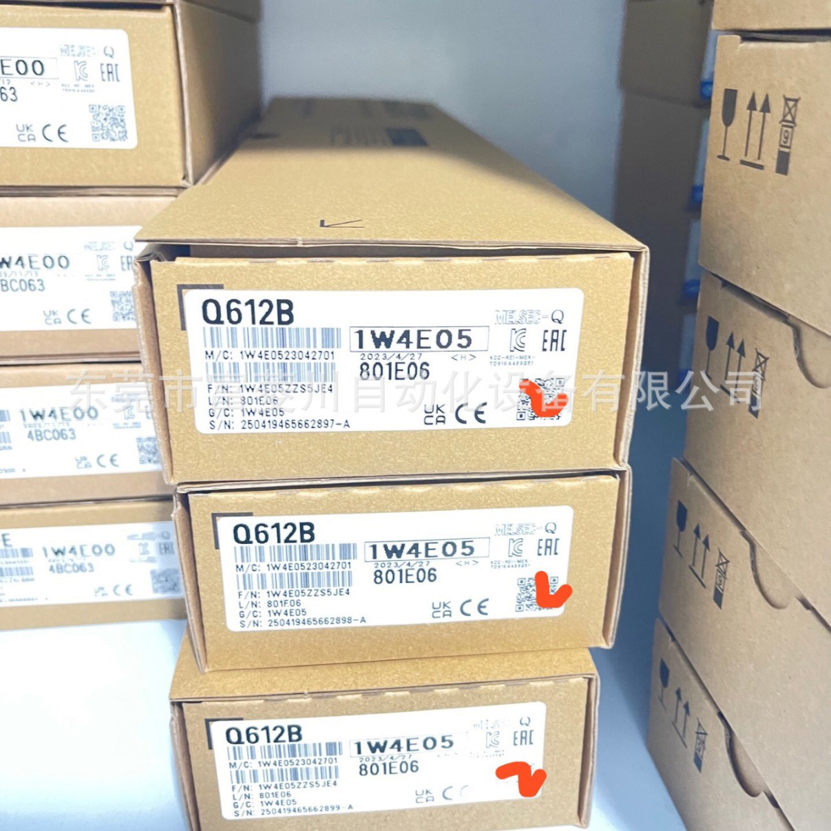 菱Q612B原装工程剩余库存余货PLC模块传感器继电器实物参考议价