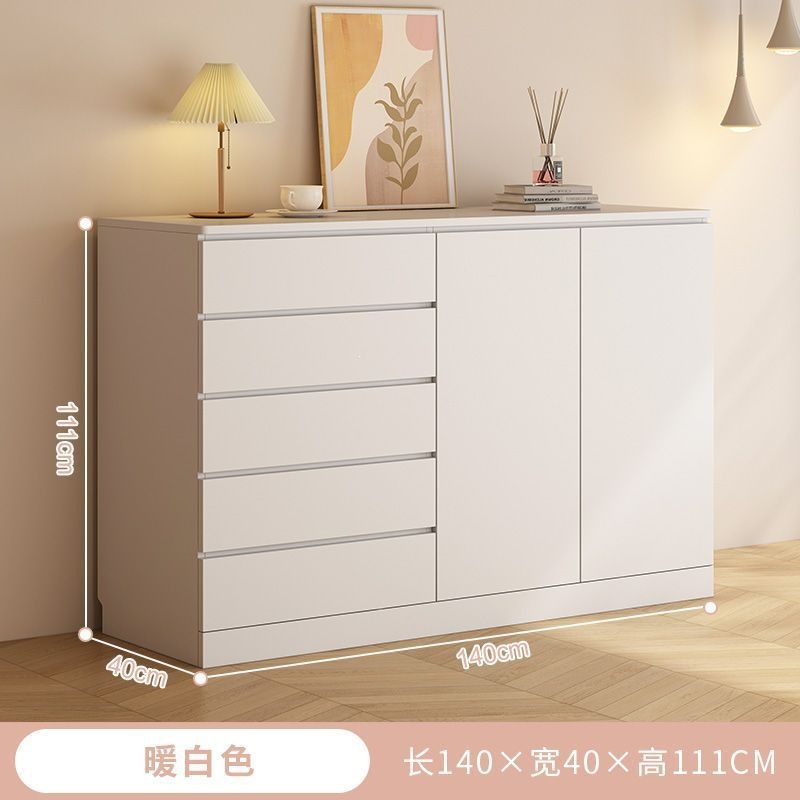 Fábrica directa E0 clase armario dormitorio estilo francés crema cama de aire armario de cola sala de estar contra la pared armario de almacenamiento simple cinturón image 15