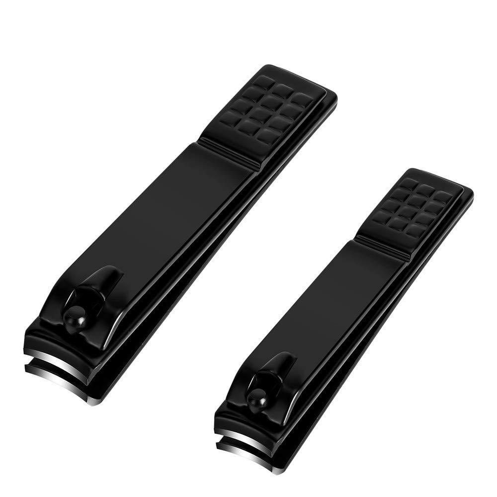 Sharp and Sturdy Stainless Steel Nail Clippers for Toe Manicure, Ergonomic and Portable Manicure Tools, Easy to Clean