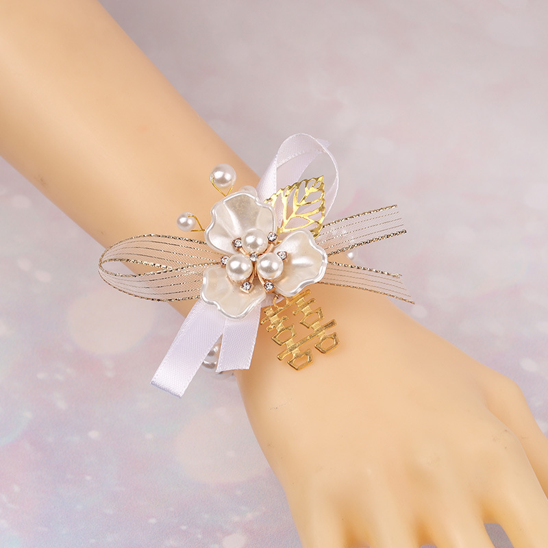 Bride's Wrist Flower Bridesmaid Wedding Sister Group Hand Wreath Accompanying Gift Mori Style Small Fresh Xiuhe High-end Wedding Korean Bride's Wrist Flower Bridesmaid Wedding Sister Group Hand Wreath Accompanying Gift Mori Style Small Fresh Xiuhe High-end Wedding Korean