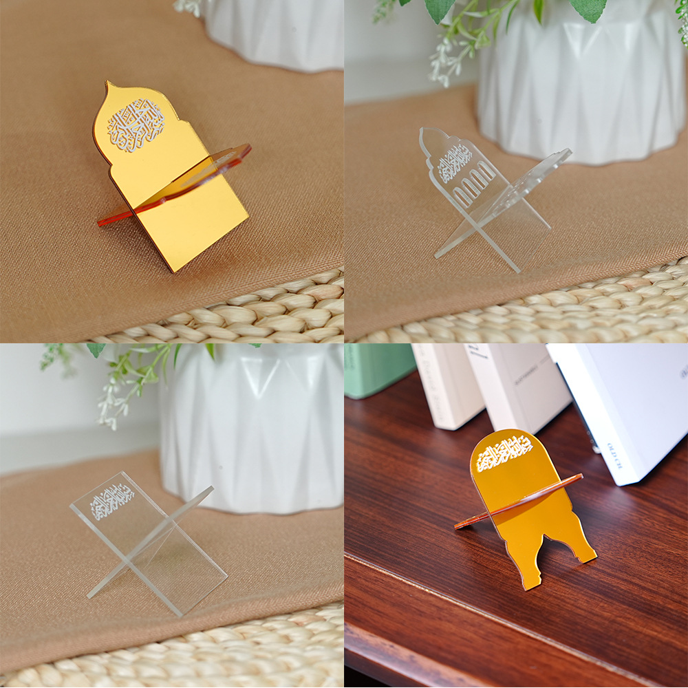 Mbt043-046 Cross-Border Acrylic Scripture Fruit Cookie Stand Date Holder Desktop Decoration Ornaments