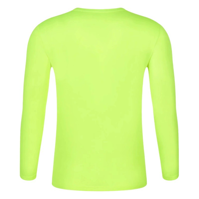 Осенне-зимний марафон с длинными рукавами на открытом воздухе Бег на длинные дистанции Спортивная дышащая быстросохнущая одежда с круглым вырезом Быстросохнущая одежда Командная одежда Футболка