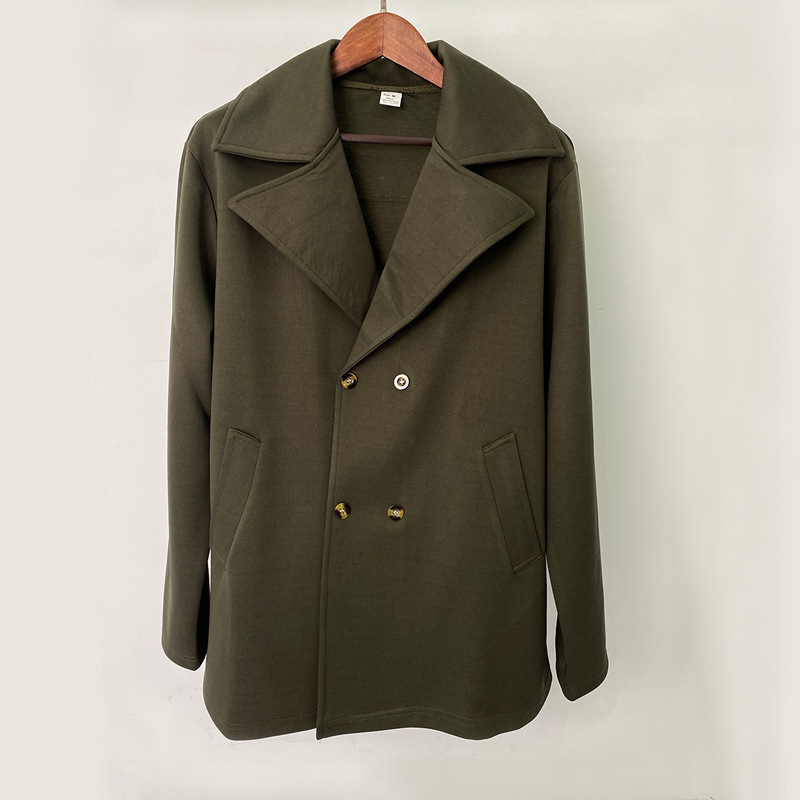 Cappotto uomo slim fit revers antivento casual per autunno_voghion.com