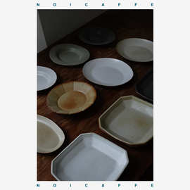 批发诺裔家 季节限定 松川製陶日用食器日式风格餐盘质朴和风粗陶