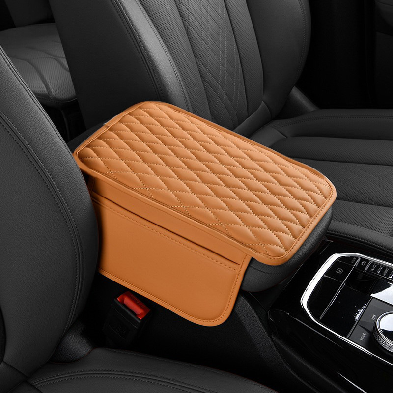 Car Armrest Box Mat Storage Organizer Universal Armrest Protection Pad Cross-Border Labeling Armrest Box Heightening Pad