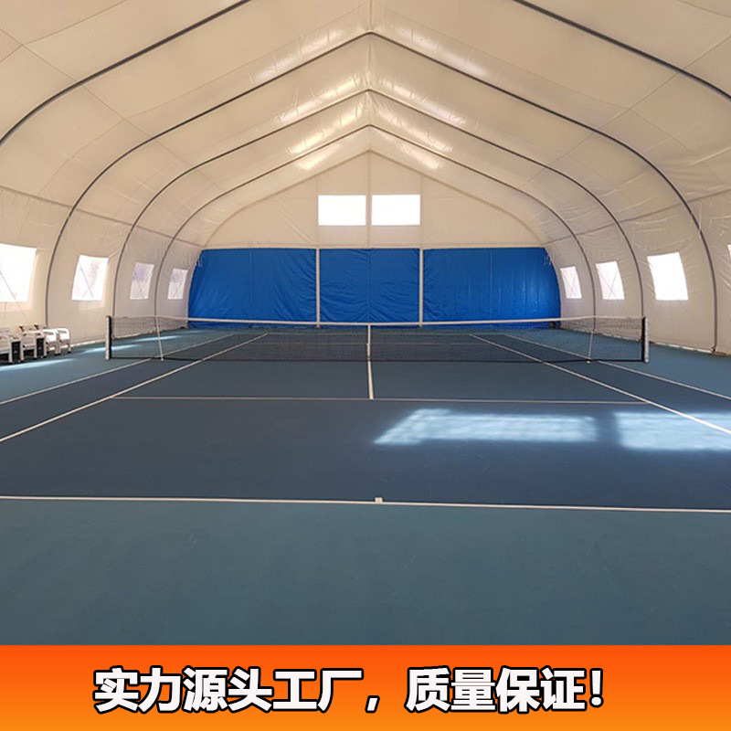 户外羽毛球馆帐篷人字顶桃形顶体育球场篷房高强度铝合金结构抗风