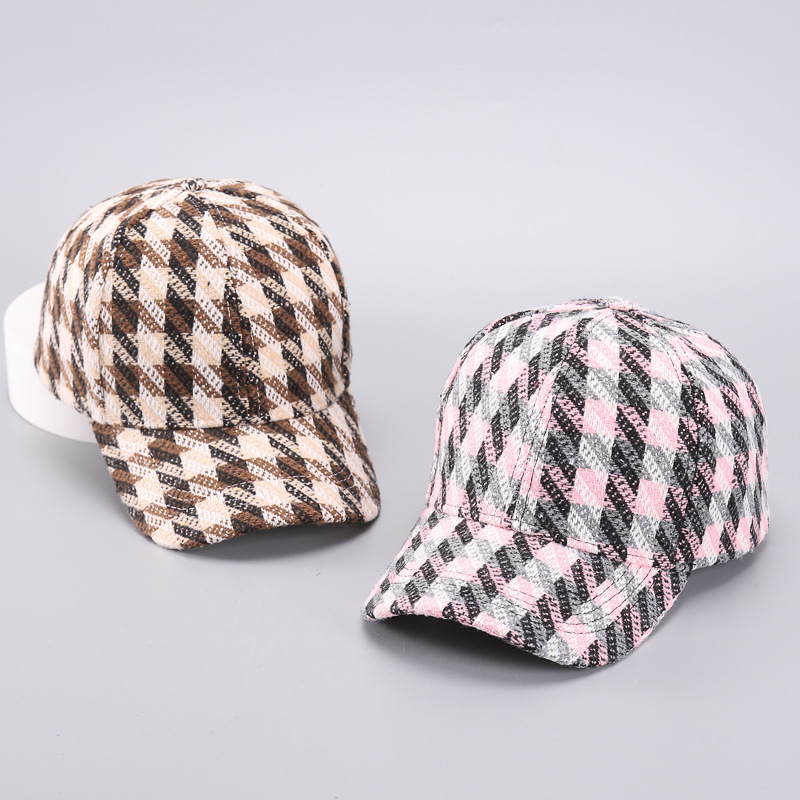 Ny baseball färgglad stickad tusenfåglar rutnät varm anka tunga konst hatt_voghion.com
