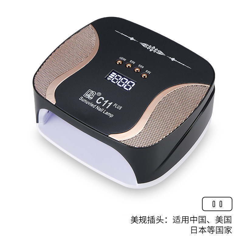 Lámpara de manicuras de alta potencia 188W tienda de manicuras transfronteriza especial de manicuras de luz de terapia de almacenamiento de energía de diamante tipo de lámpara de pegamento de manicuras