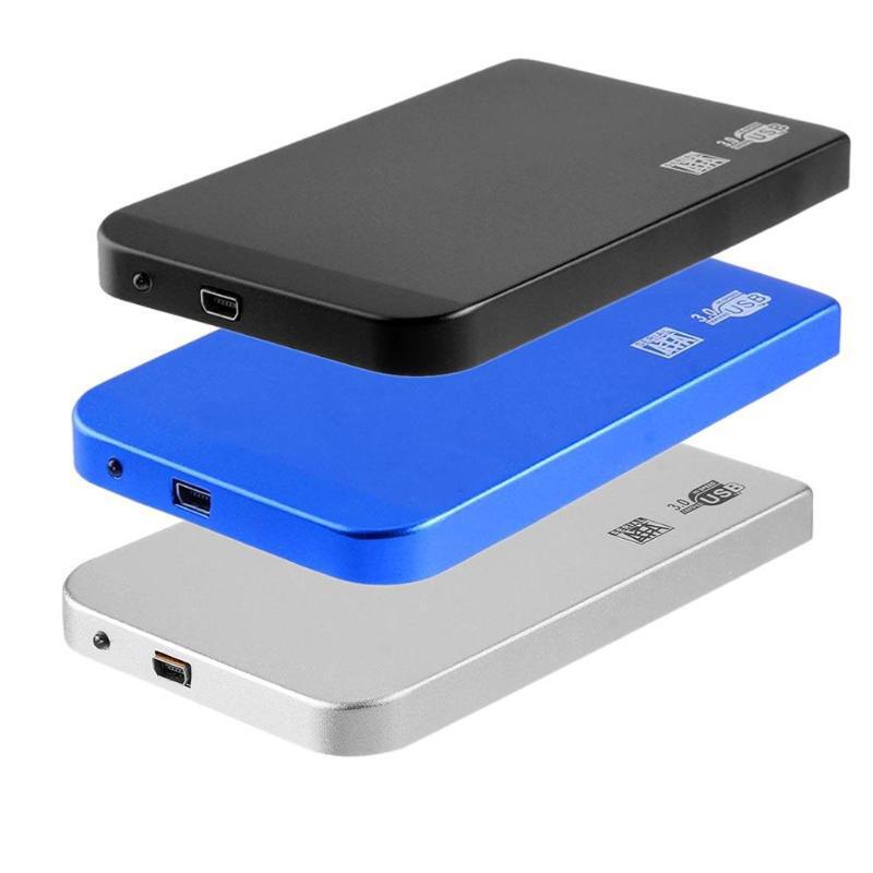 Speed USB3.0 aluminum alloy mobile hard disk box ultra-thin SATA serial port 7 + 15pin metal box