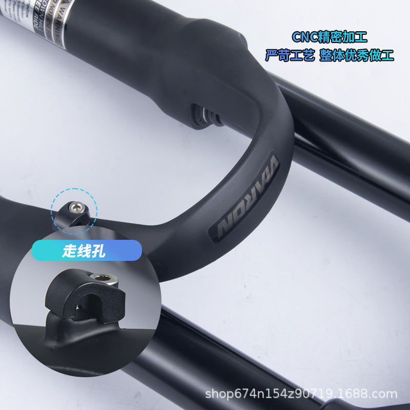 Viaron bicicleta de montaña horquilla delantera 26 27.5 29-pulgadas amortiguador gas horquilla amortiguación tortuga conejo doble cámara de aire horquilla delantera