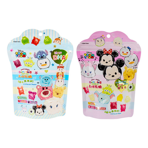 Disney Soft Candy tusm60g Wedding Celebration Lucky Candy Fruity Flavor Soft Candy Snack QQ Rubber Candy Gift with Handwriting