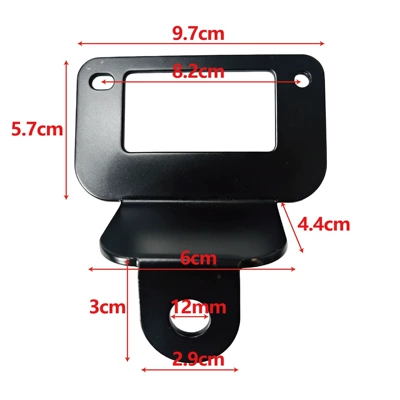 Nömrə qabı Alloy Harley Fan Bracket