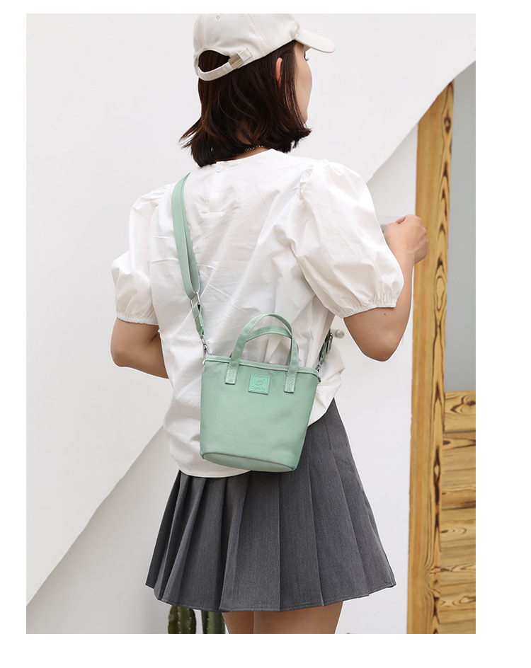 Crossbody bag, women's fashionable and trendy single-shoulder bag, street cool and versatile bucket bag, commuting waterproof phone bag, handbag undefined
