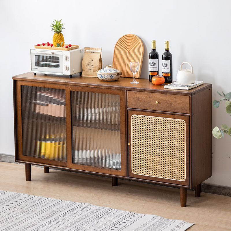 Armario de estilo japonés armario aparador bajo gabinete armario pared simple gabinete de té de madera maciza sala de estar vestuario gabinete de almacenamiento