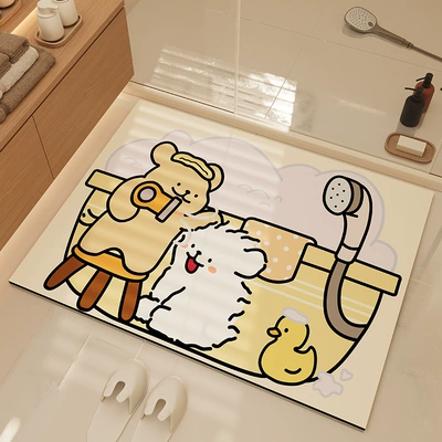 Avtomobil döşəmə paspasları – Mat - bathtub-puppy-4060cm-diatom-mud