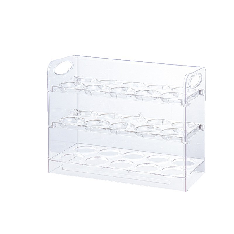 Caja de almacenamiento de huevos, cocina de mantenimiento fresco, caja de huevos, almacenamiento de artefactos, puerta lateral del refrigerador, soporte de huevos, marco de huevos giratorio