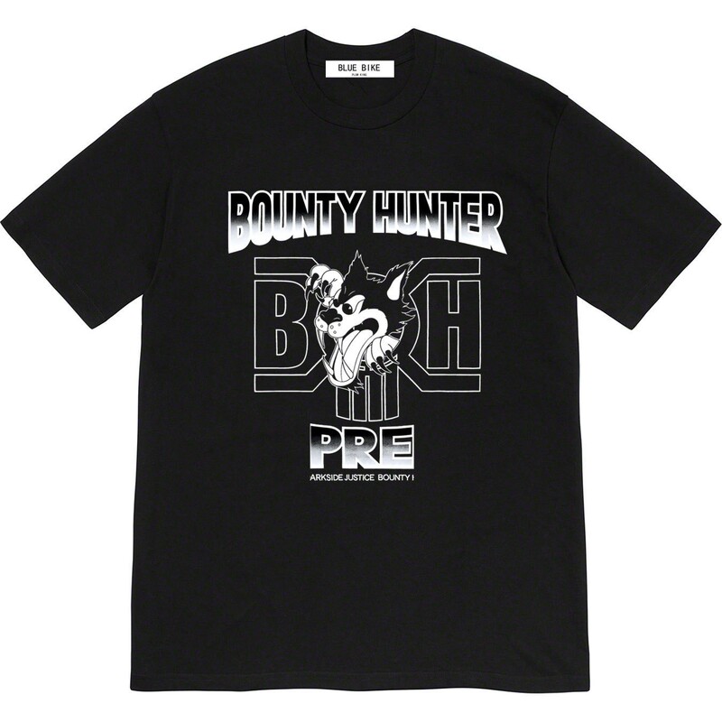 26Fw Bounty Hunter Wolf Tee Bounty Hunter Round Neck Short-Sleeved T-Shirt for Men and Women, Couple Style