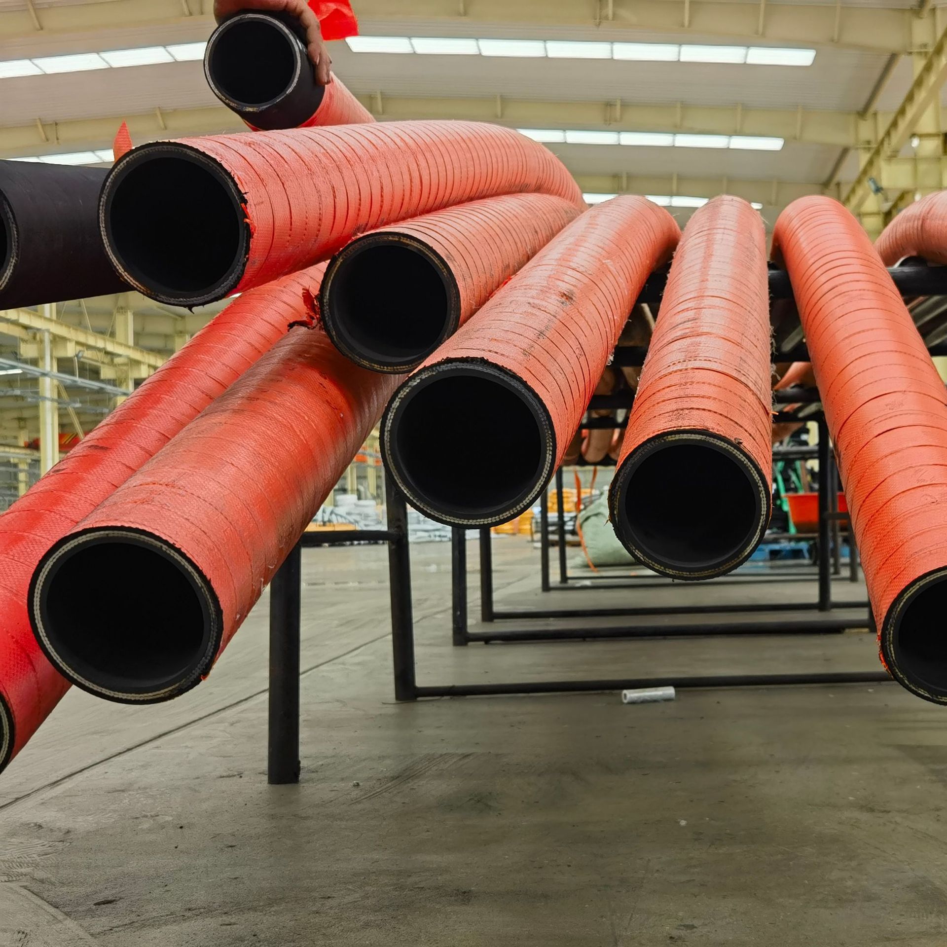 吸排水胶管DN150大口径法兰胶管吸排泥沙泥浆抽沙挖泥船用胶管