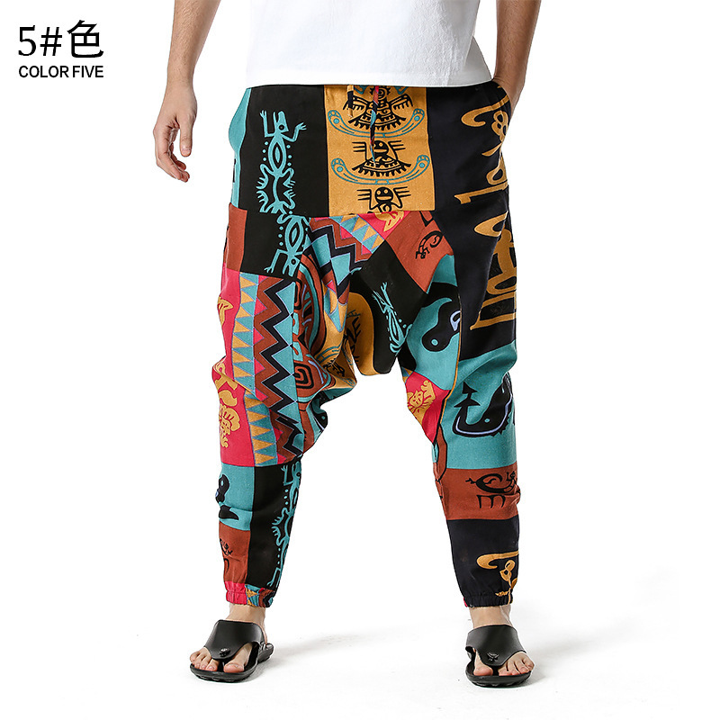 men's and women's foreign trade Harun yoga pants loose bohemian pants hanging pants moth pants 29