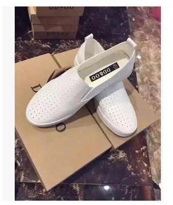 DDOO wholesale spring and summer white shoes flat canvas shoes women's casual shoes hollow breathable shoes White shoes 6661 DDOO wholesale spring and summer white shoes flat canvas shoes women's casual shoes hollow breathable shoes White shoes 6661