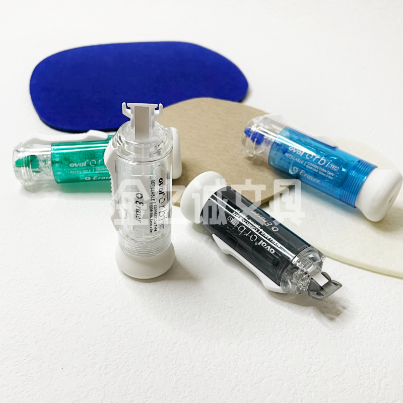 Taiwán Oval Owen QDR-506 con cinta de corrección de goma reemplazable núcleo de gran capacidad 360 ° de rotación