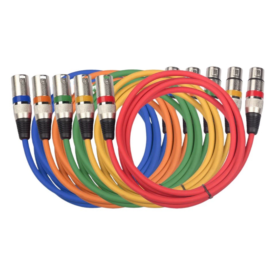 Трансграничная звуковая карта микрофона с микшером Canon «Папа-мама», цветная большая трехъядерная балансировочная линия XLR