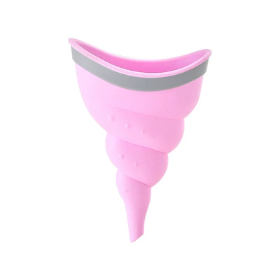 Portable Standing Urinal for Pregnant Women and Kidsren Emergency Urinal Urine Bag Ladies Car Outdoor Travel Convenient Toilet (On-board emergency urine bag) - pink-with-storage-bag