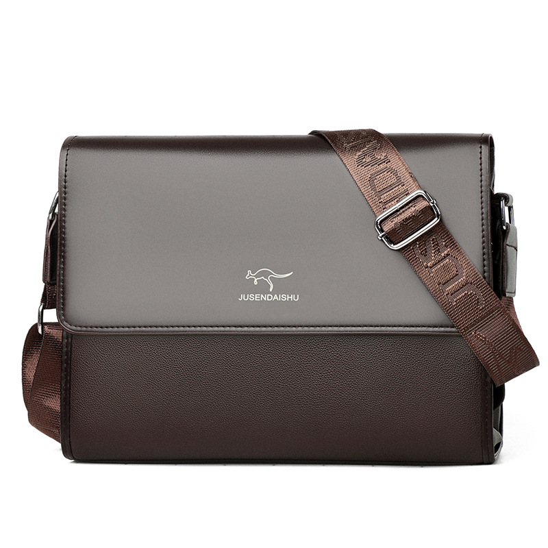 Men's Handbag Pu Crossbody Shoulder Bag Business Casual Versatile Accessible Luxury Style Fashion Bag Business Briefcase